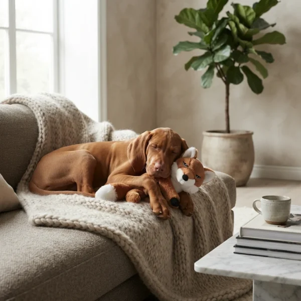 fox-interactive-squeaky-dog-toy Fox Squeaky Plush Dog Toy
