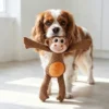 monkey-plush-squeaky-dog-toy Plush monkey squeaky toy for dogs