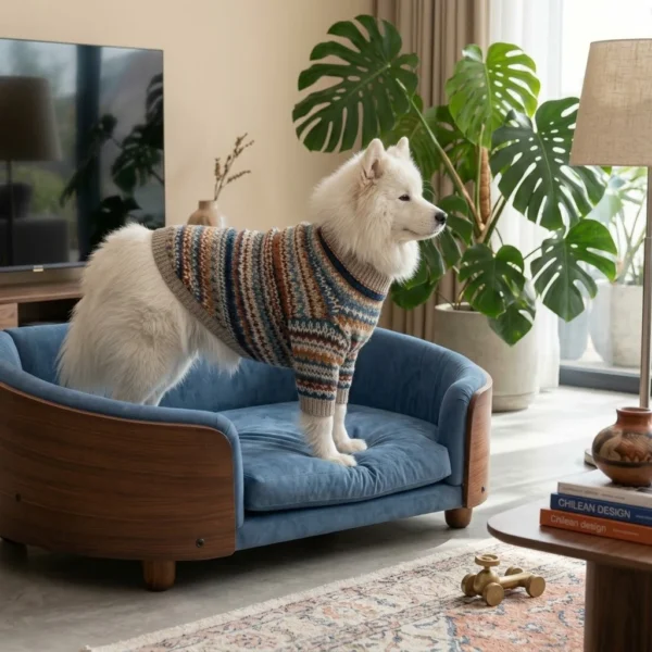 Avery solid wood pet bed for dogs