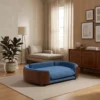 Avery wood dog bed designed for comfortable rest