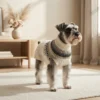 beige-cozy-cable-knit-sweater Cozy beige cable knit sweater for dogs