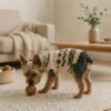 Soft beige knit dog sweater