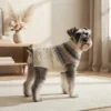 beige-warm-knit-dog-sweater Warm beige knit sweater for dogs
