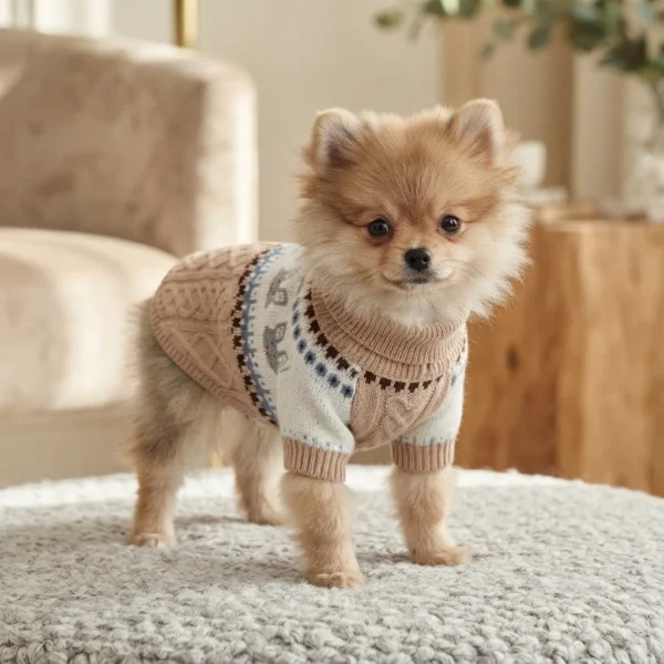 brown-bunny-winter-dog-sweater Brown bunny winter dog sweater