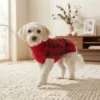 christmas-red-dog-sweater Red Christmas sweater for dogs