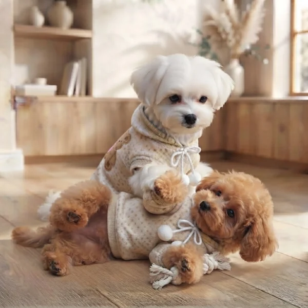 cozy-bear-dog-sweatshirt Cozy bear sweatshirt for dogs