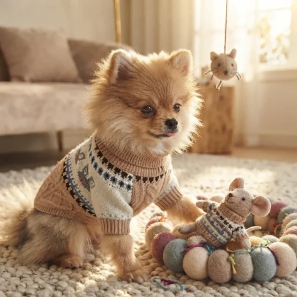 cute-bunny-knit-dog-sweater Cute bunny knit dog sweater