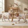 dark-violet-cartoon-dog-pajamas Dark violet cartoon dog pajamas
