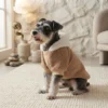 Fleece dog hoodie