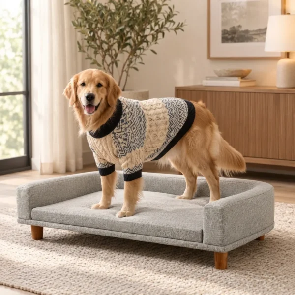 Hudson large dog bed designed for spacious comfort