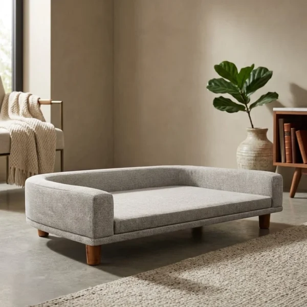 Hudson luxury dog bed in a stylish home interior