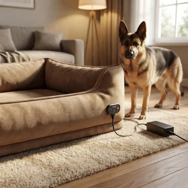 lumi-heated-dog-sofa-bed Lumi heated dog sofa bed for cozy comfortable rest