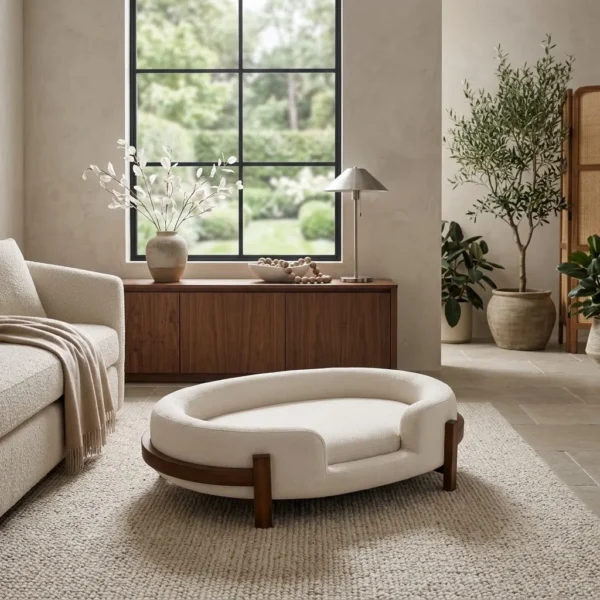 Luna elevated pet bed for relaxing and sleeping