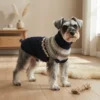 navy-cozy-cable-knit-sweater Cozy navy cable knit sweater for dogs