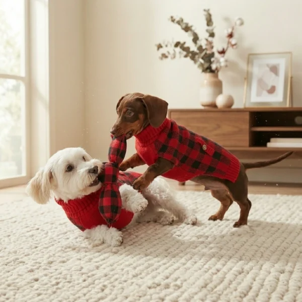 red-holiday-dog-sweater Red holiday dog sweater