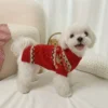 red-reindeer-christmas-dog-sweater Red reindeer Christmas dog sweater