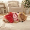 red-warm-dog-overalls Warm red dog overalls