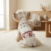red-winter-knit-dog-sweater Red winter knit dog sweater