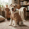 Soft fleece hoodie for dogs