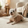 Warm fleece dog hoodie