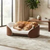 Wellington elevated solid wood dog bed for comfortable rest