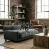 Benson gray dog sofa bed providing a cozy place to relax