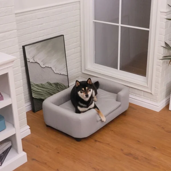 Clara dog sofa with a removable cover for convenient care