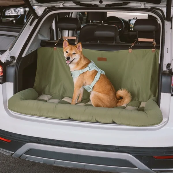 Dog car travel bed