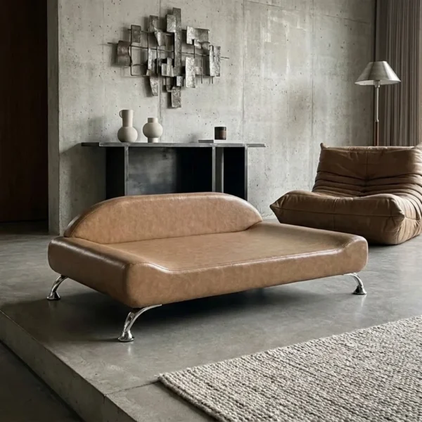 Everest Luxe orthopedic dog bed in a stylish home interior