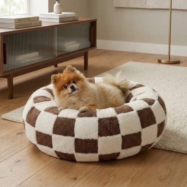 Mochi cozy donut dog bed designed for comfortable rest