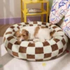 Mochi donut dog bed providing a comfortable place for dogs to relax