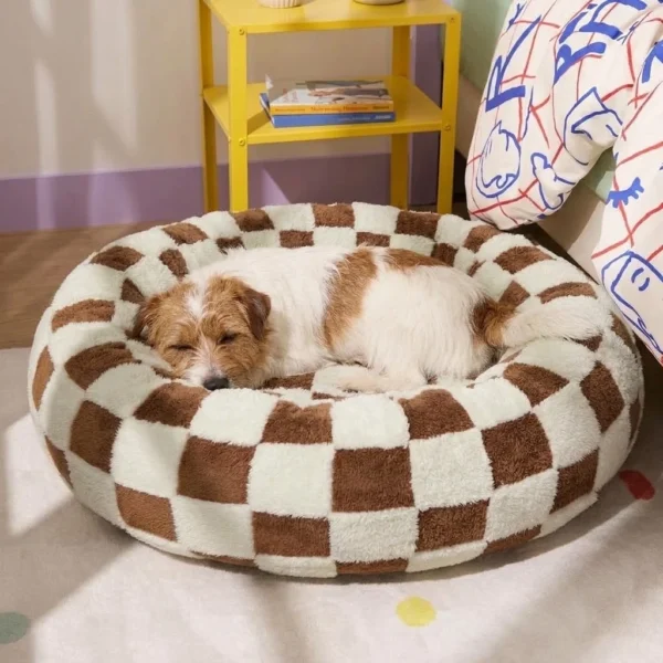 Mochi donut dog bed providing a comfortable place for dogs to relax
