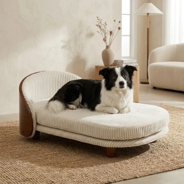 oakley-raised-wood-dog-bed Oakley Elevated Wood Dog Bed